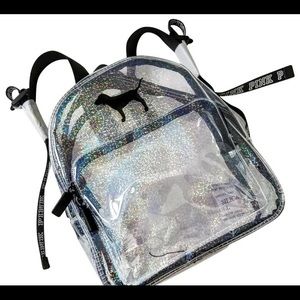 Victoria’s Secret PINK glitter backpack purse